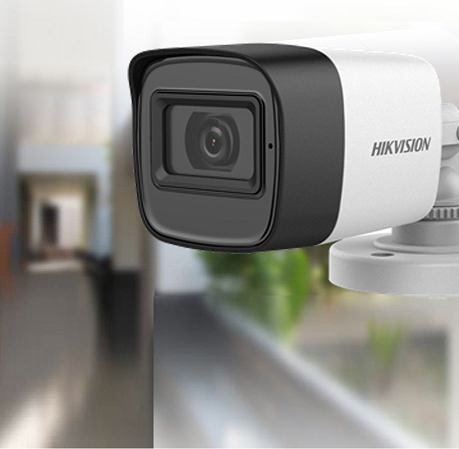 HIKVISION DS-2CE16H0T-ITPF, Cámara de Vigilancia TVI CVI 5MP 2K Tubo lente fija IP67. Visión nocturna IR 20m