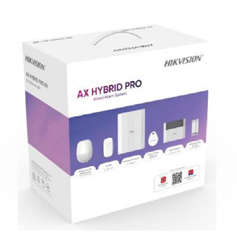 HIKVISION DS-PHA64-KIT Kit de alarma híbrida 8 zonas con dispositivos cableados