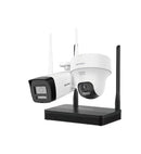 HIKVISION NKS424WBPH Kit Cámara de Seguridad WiFi 4MP: NVR con 2 Cámaras