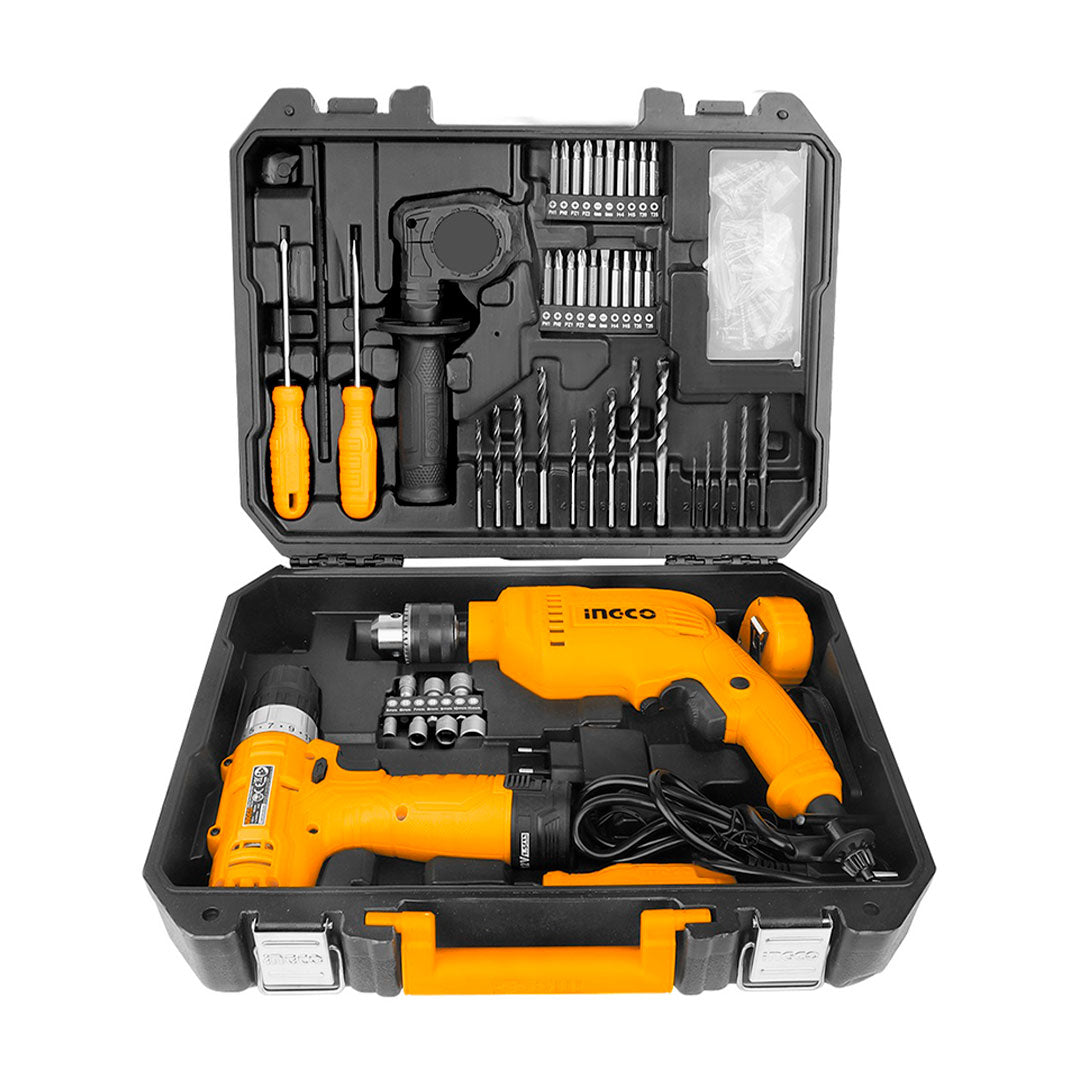 INGCO HKTHP11081 Set de taladro de 108 piezas