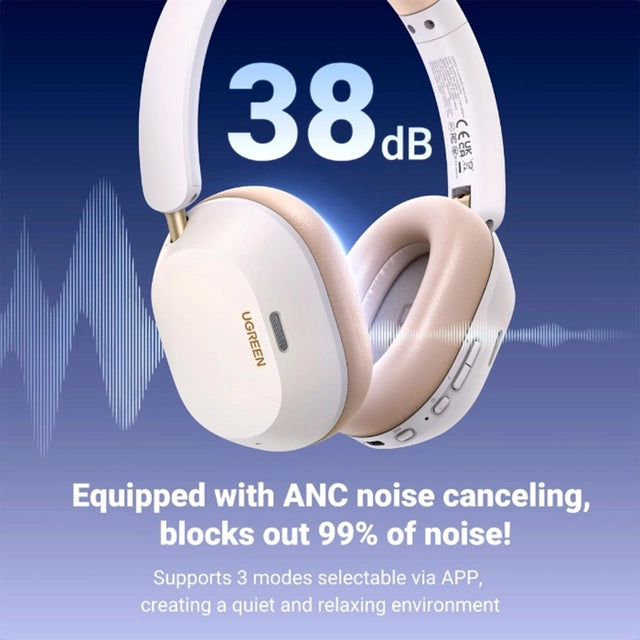 UGREEN HP203 35758 Auriculares Bluetooth HiTune MAX 5C blancos