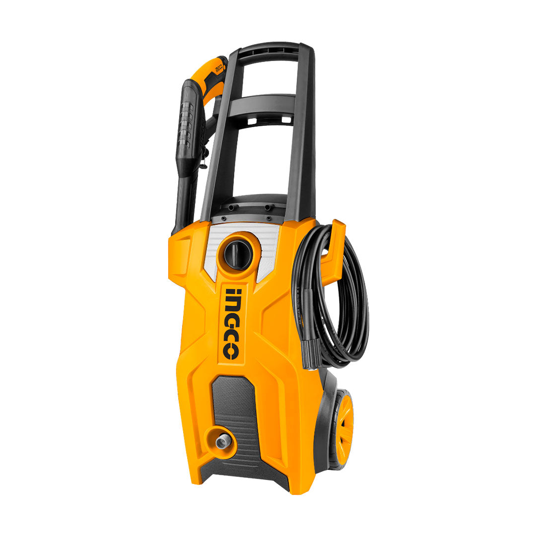 INGCO HPWR18008 Hidrolavadora de alta presión 1800W, 150 bares, 6.0L/m + accesorios