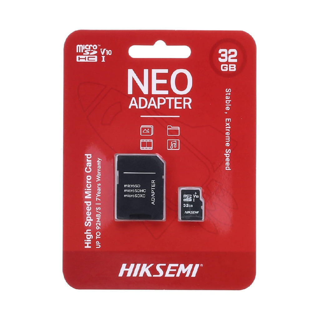 HIKSEMI HS-TF-C1/32G ADAPTER Memoria MicroSD con Adaptador 32GB