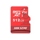 HIKSEMI HS-TF-E1/512GB NEO PLUS MicroSD Memory 512GB 95MB/s exclusively for video surveillance