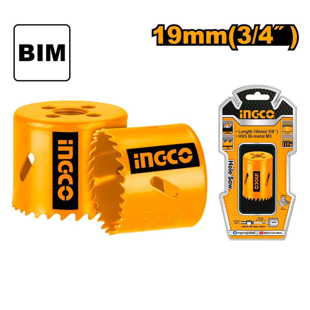 INGCO HSB10191 Corona Bimetal 19mm