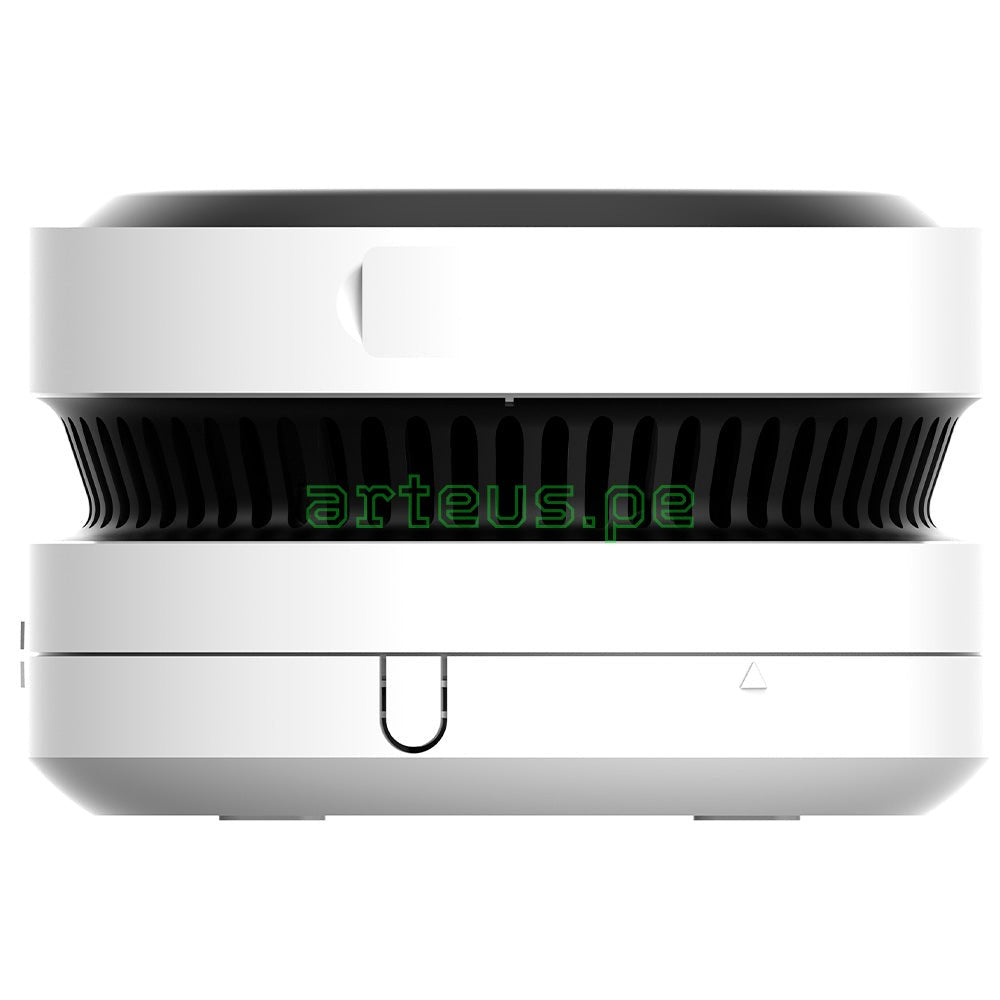 DAHUA DHI-HY-SAV849HAN-E Cámara de Seguridad IP POE con Sensor de Humo 2K 5MP Micrófono Parlante WIZSENSE