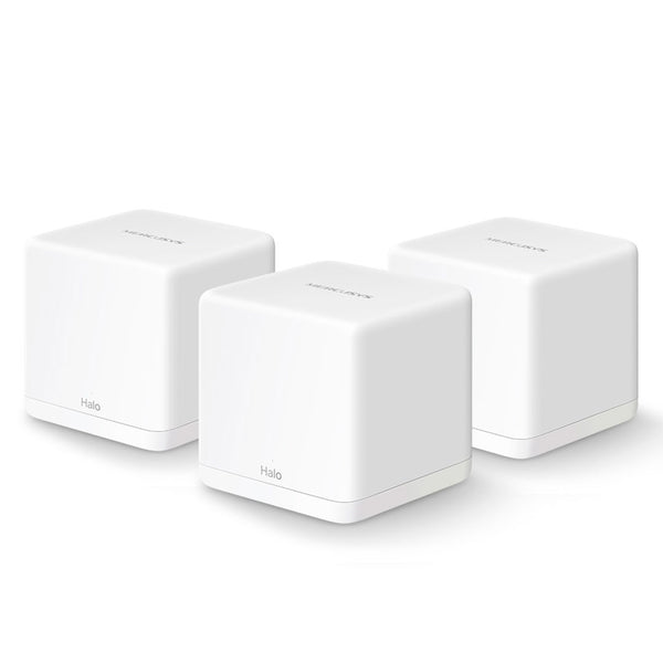 MERCUSYS HALO H30G(3-pack) Pack x3 Sistema Wi-Fi 5 Mesh AC1300 para todo el Hogar de doble banda. Hasta 1900MBPS 02X10/100/1000