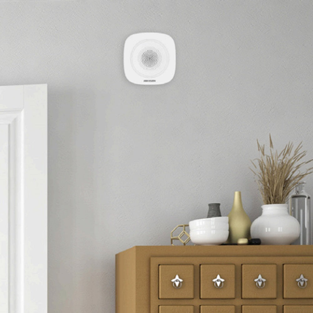 HIKVISION DS-PS201-WB AX HOME Sirena Inalámbrica 95dB Interior