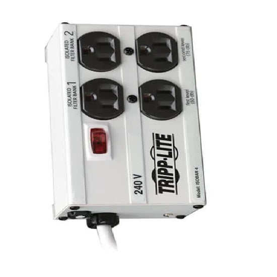 TRIPP-LITE IB4-6/220 Supresor, de sobretensiones, isobara, 4-Salidas, (4 NEMA 5-15R)