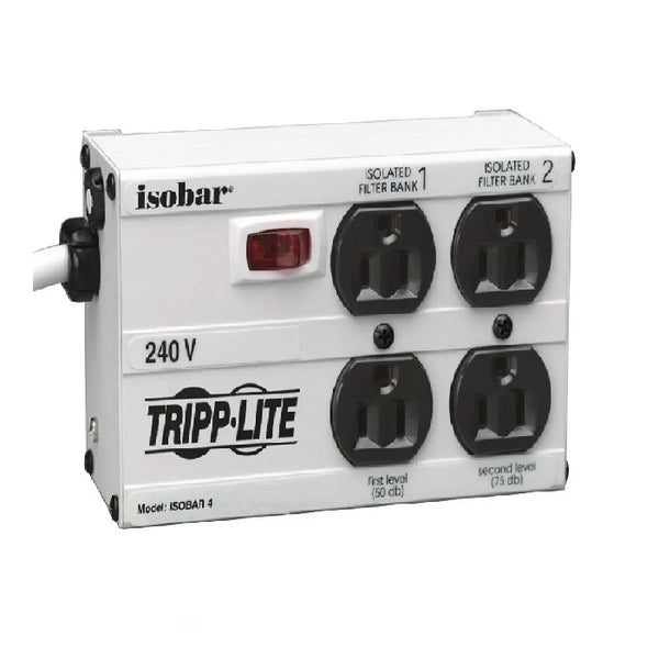 TRIPP-LITE IB4-6/220 Supresor, de sobretensiones, isobara, 4-Salidas, (4 NEMA 5-15R)
