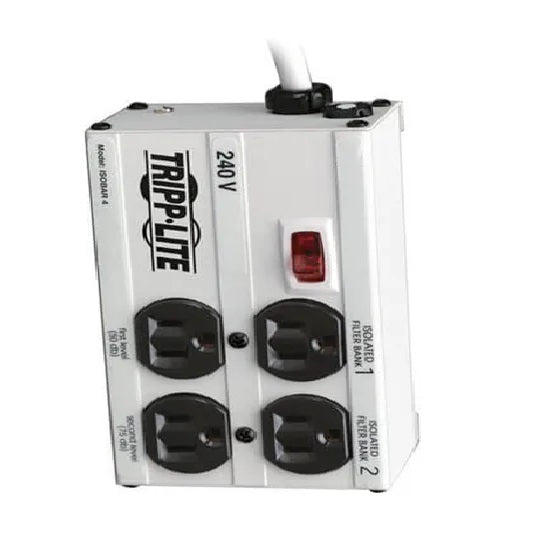 TRIPP-LITE IB4-6/220 Supresor, de sobretensiones, isobara, 4-Salidas, (4 NEMA 5-15R)