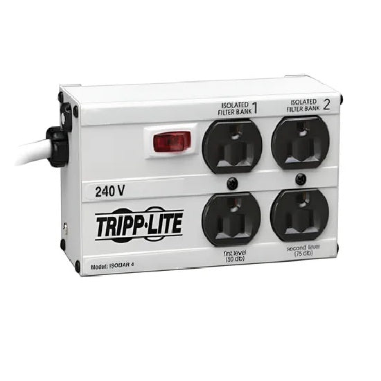 TRIPP-LITE IB4-6/220 Supresor, de sobretensiones, isobara, 4-Salidas, (4 NEMA 5-15R)