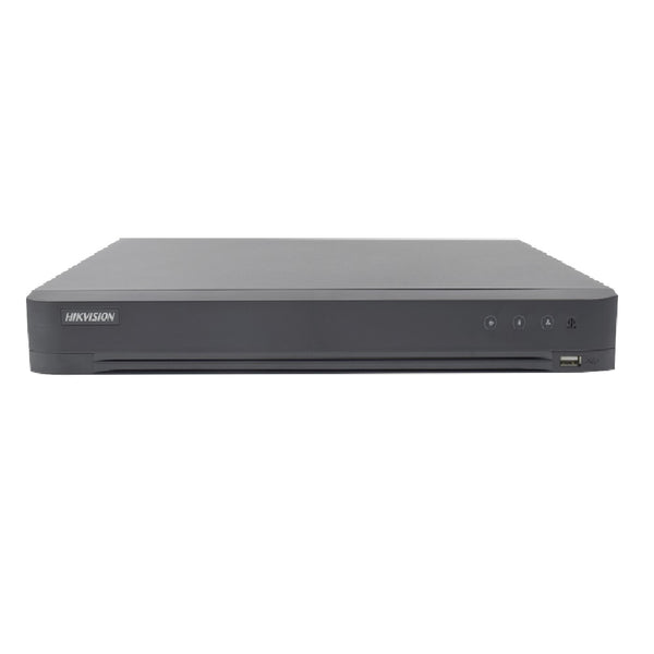 HIKVISION iDS-7232HQHI-M2/XT DVR grabador de 32 canales 5MP 2HDD hasta 12TB por cada sata Acusense