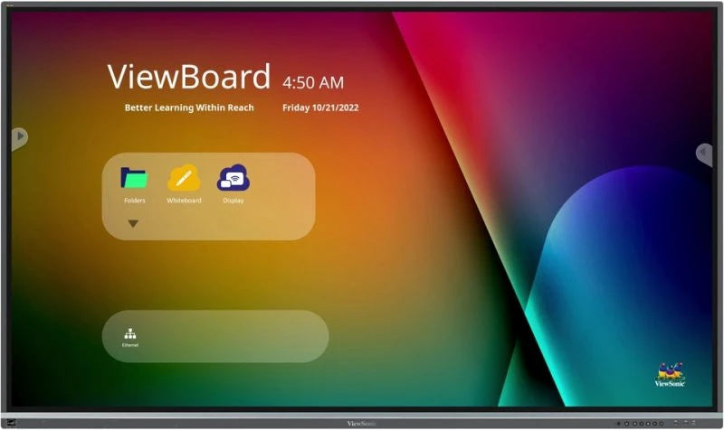 ViewSonic IFP8650-5F ViewBoard  Pantalla interactiva 4K de 86" pulgadas con Android 13