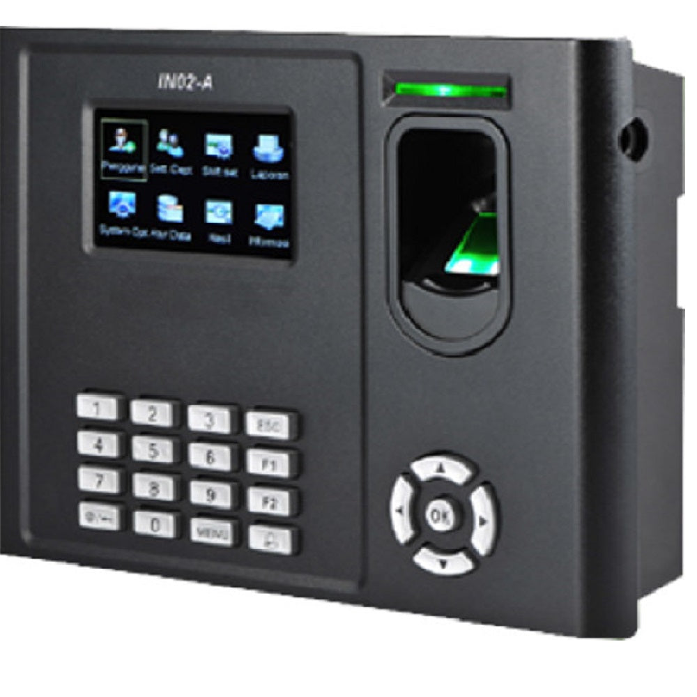 ZKTECO IN02-A Control de Asistencia y Acceso con Lector de Huella, Tarjeta y PIN