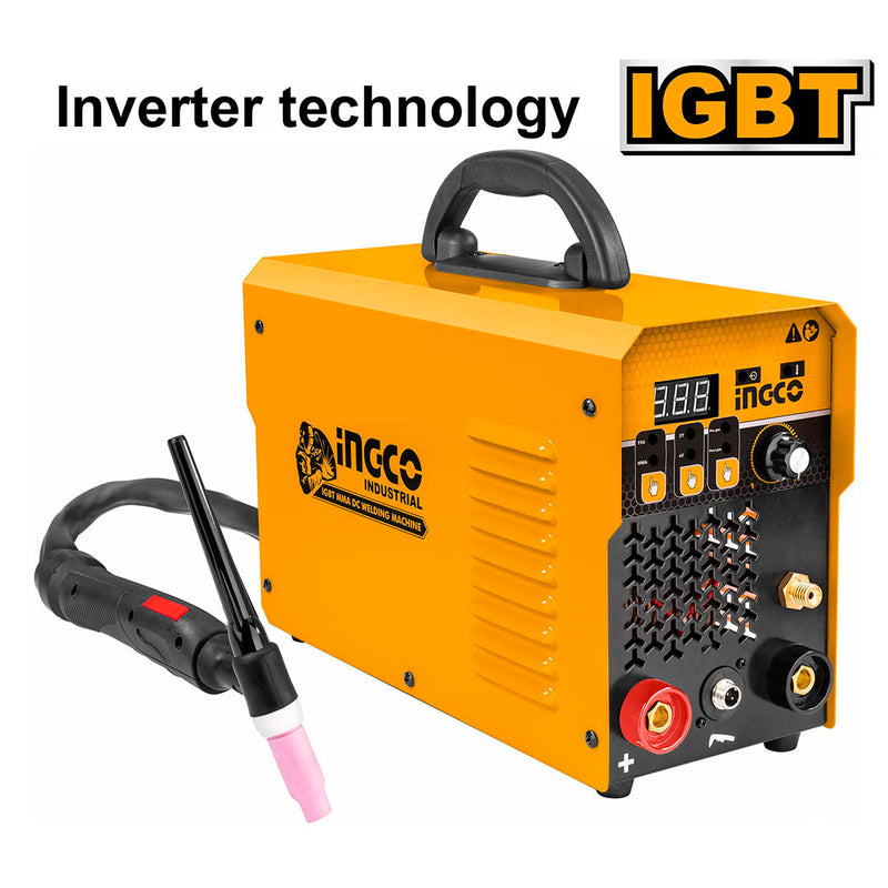 INGCO ING-TIG1601 Soldadora Inverter TIG 15-160 MMA 140Amp