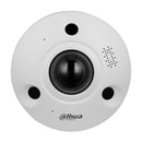 DAHUA DH-IPC-EBW81242-AS-IVC, IP Security Camera POE Fisheyes 4K 12MP 360º Microphone IR 10m People Counting WIZMIND