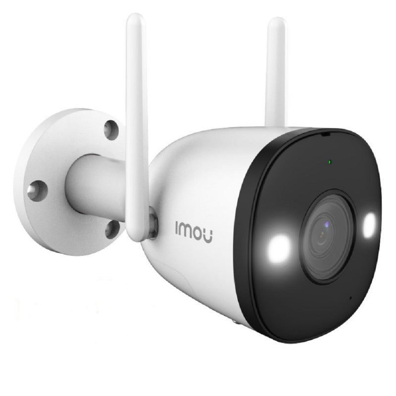 IMOU IPC-F42F, BULLET 2E Cámara de Seguridad WIFI 4MP 2K IR 2.8mm Led 30m Mic Luz de Alerta Full Color