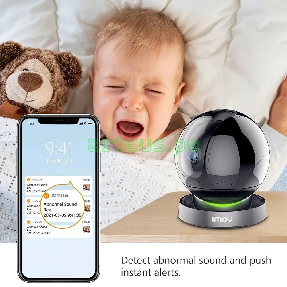 IMOU REX 3D 2K Cámara de Seguridad WiFi 3MP PT 360º IPC-GS2D-3K0W