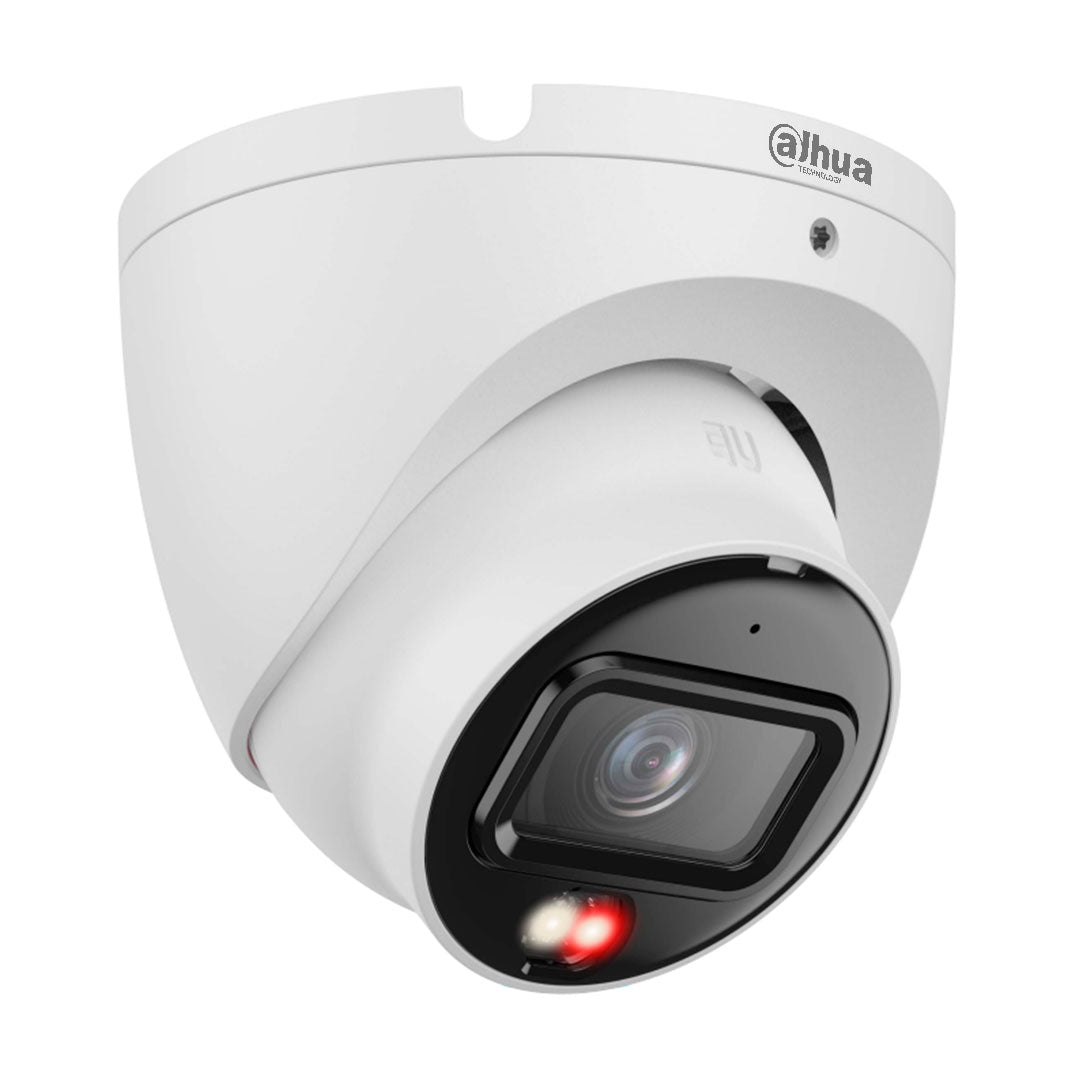 DAHUA IPC-HDW1639T-A-IL Camara Domo IP 6MP Smart Dual Light Lente Fijo IP67 PoE