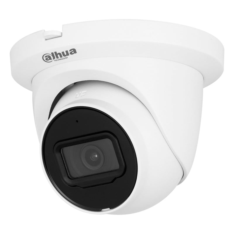 DAHUA IPC-HDW2441TM-S, Cámara de Vigilancia IP POE 4MP 2K 2.8mm WDR IP67 Micrófono IR 30m WIZSENSE