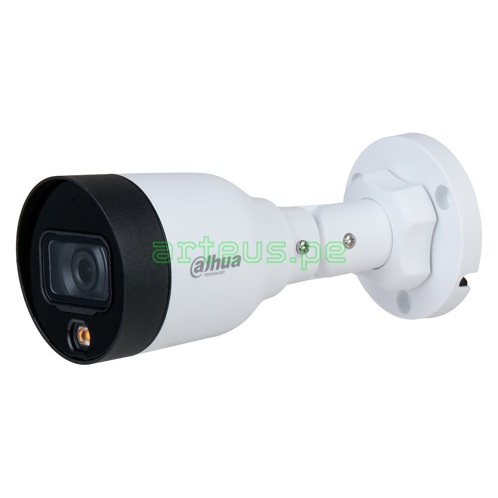 DAHUA DH-IPC-HFW1439S1-A-LED Cámara de Seguridad IP POE, 4MP, 2K, 2.8mm, WDR, IP67. Led 15m. Micrófono. FULL COLOR