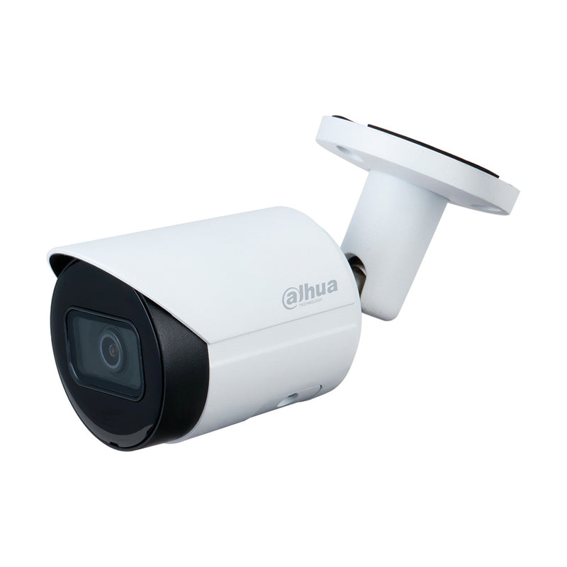 DAHUA IPC-HFW2831S-S-S2 Cámara de vigilancia IP 4K Tubo 8MP Lente 2.8mm. WDR IP67. Visión nocturna IR 30m con analítica