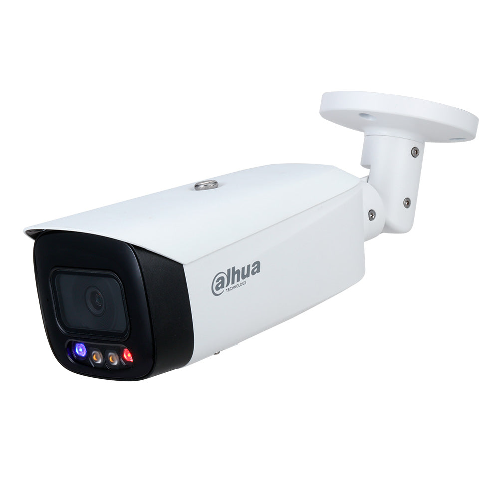DAHUA IPC-HFW3249T1-AS-PV TIOC Cámara de Seguridad IP POE, 2MP, Full HD, 2.8mm, IP67, WDR. Micrófono y Parlante. LED 40m. WIZSENSE AI FULLCOLOR