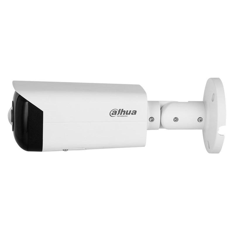 DAHUA IPC-HFW3441T-AS-P Cámara de seguridad analógica 4MP tubo, gran angular, EPTZ, WDR 120dB, IR 20M, PoE, WizSense