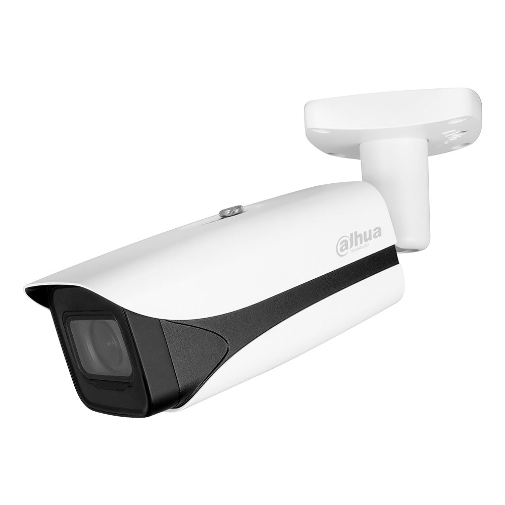 Cámara de vigilancia Dahua tipo bala blanca para seguridad y monitoreo en exteriores