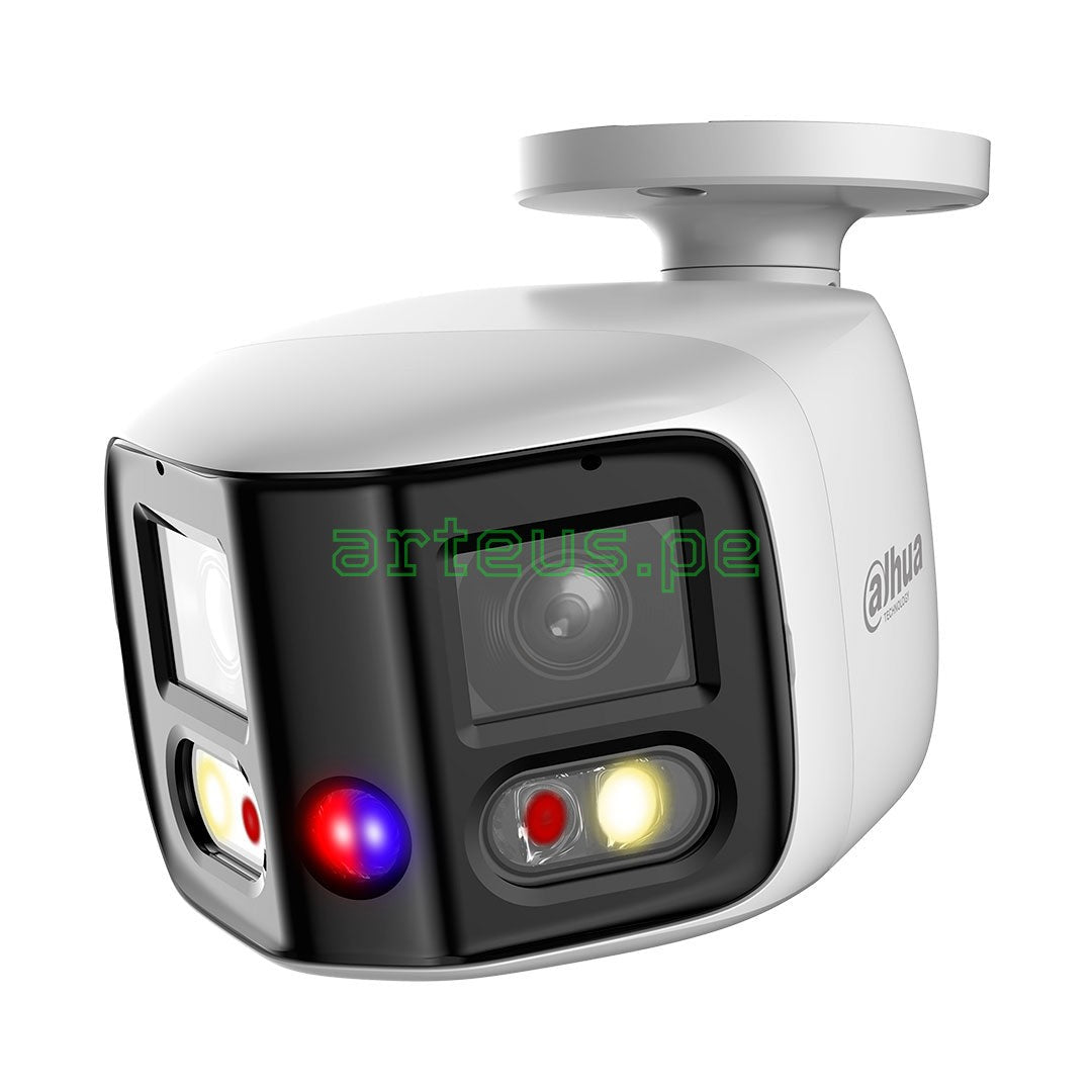 DAHUA IPC-PFW3849S-A180-AS-PV Cámara de red WizSense con focal fija y empalme dual TiOC de 2x4 MP