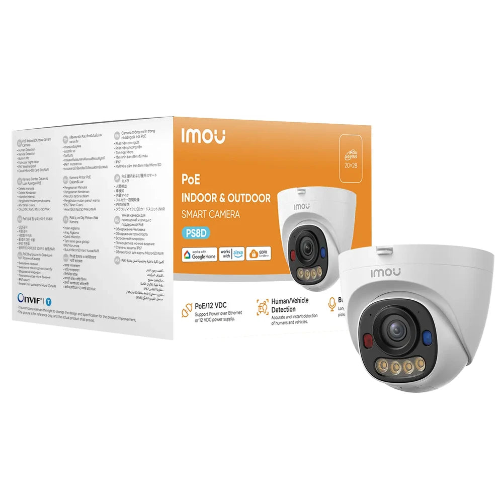 IMOU PS8D 3K Camara de Seguridad 5MP PoE IPC-PS8D-5V0