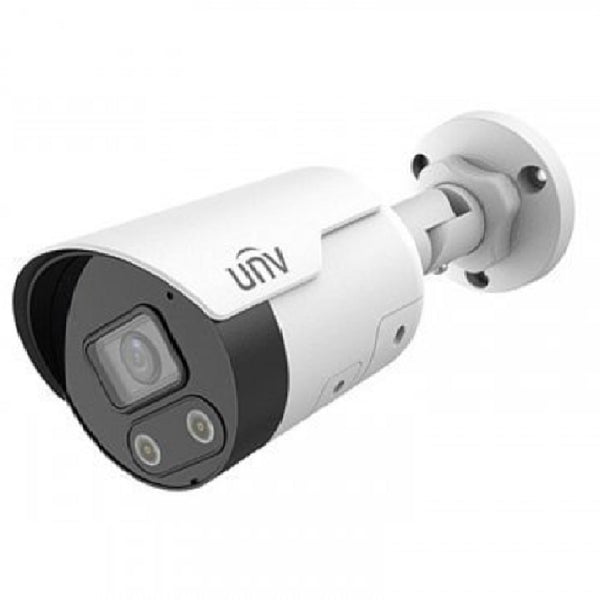 UNIVIEW IPC2124LE-ADF28KMC-WL, Cámara de Seguridad IP POE 4MP 2K 2.8mm IR 30m WDR IP67 Mic Parlante COLORHUNTER