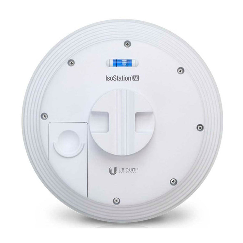 UBIQUITI IS-5AC Isostation airmax ac hasta 450 mbps, 5 ghz (5150 - 5875 mhz) con antena sectorial simétrica de 45 grados de 14 dbi, inmunidad al ruido mejorada