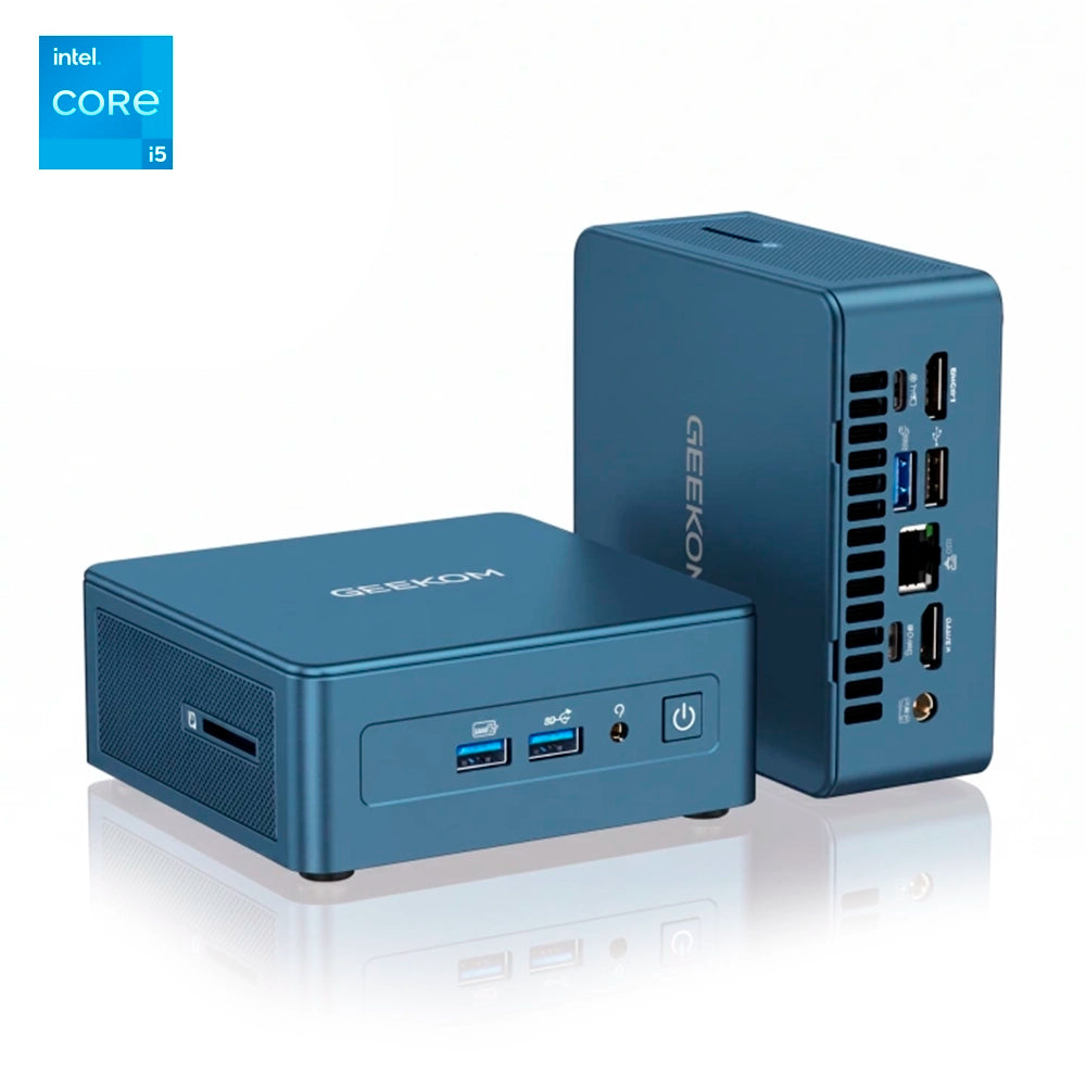GEEKOM IT12 Mini PC Intel Core i5-12450H Incluye 16GB RAM DDR4 y 512GB SSD