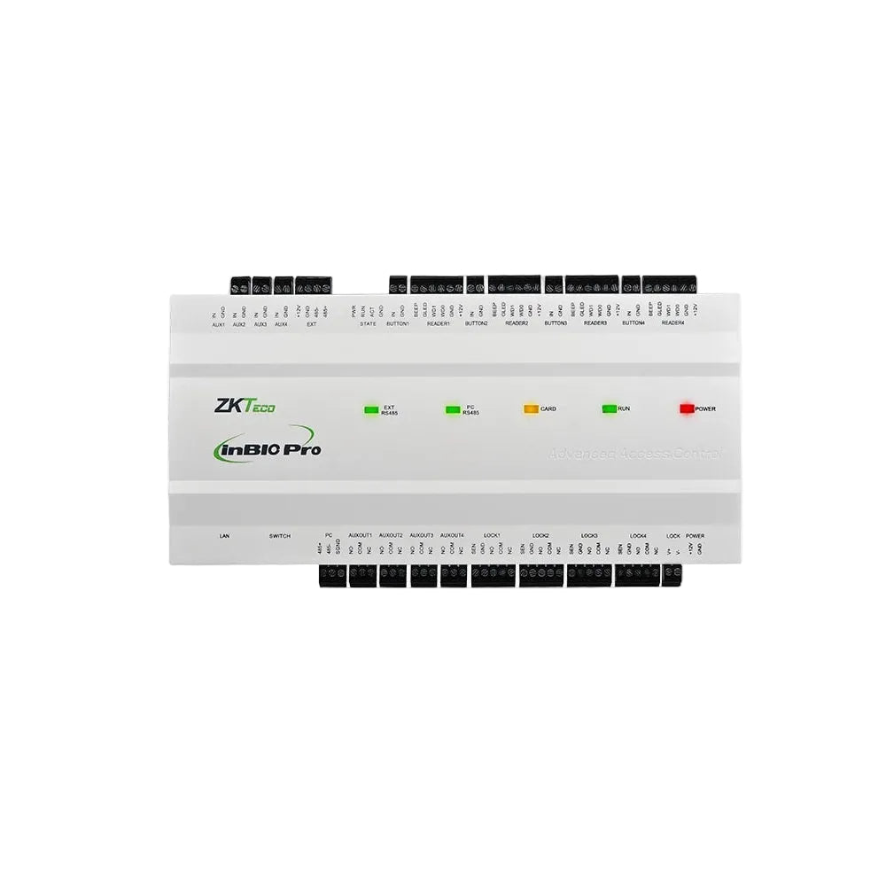 ZKTECO	INBIO460 PRO Tarjeta de Control de Acceso Para 4 Puertas