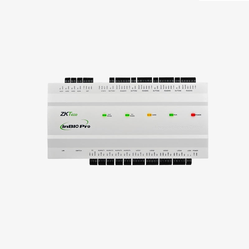 ZKTECO	INBIO 460 PRO PANEL DE CONTROL DE ACCESO PARA 4 PUERTAS SIN GABINETE