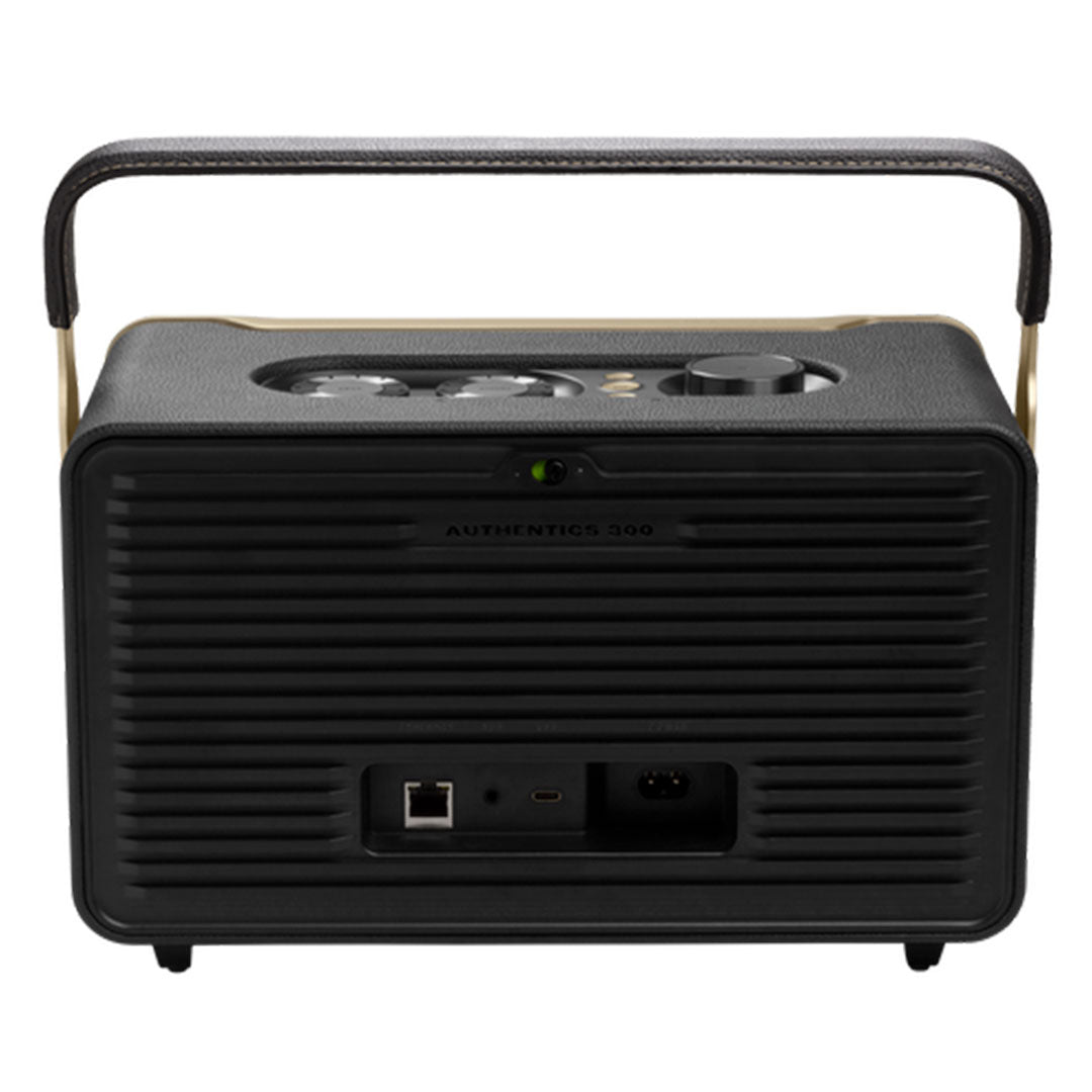 JBL AUTHENTICS 300 Altavoz portátil Wi-Fi, Bluetooth y asistentes de voz (JBLAUTH300BLKAM)