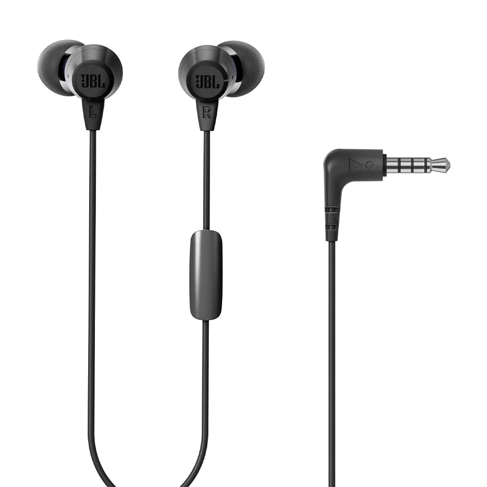 JBL C50HI, Audífono de Botón Negro - JBLC50HIBLK