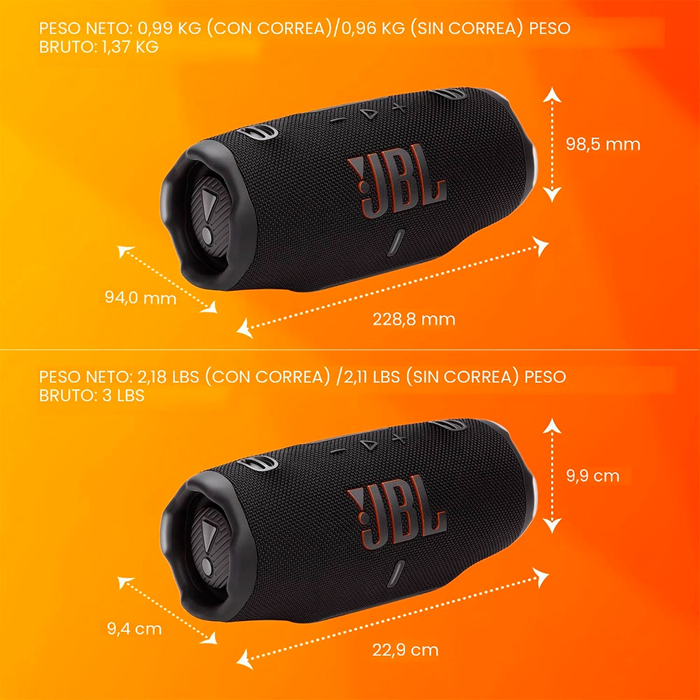 JBL JBLCHARGE6PINKAM Parlante Bluetooth 5.4 IP68 Rosado