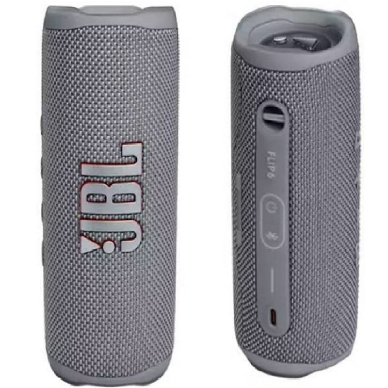 JBL FLIP 6, Parlante Inalámbrico BT a Prueba de Agua Gris - JBLFLIP6GREYAM