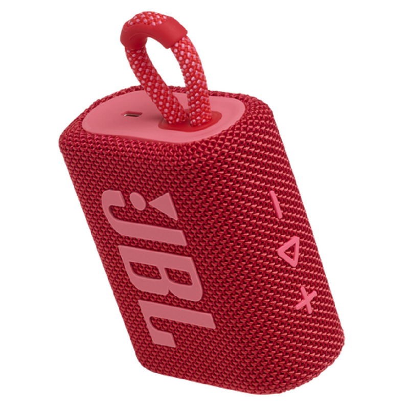 JBL GO 3, Parlante Inalámbrico BT Portátil a prueba de agua Rojo - JBLGO3REDAM