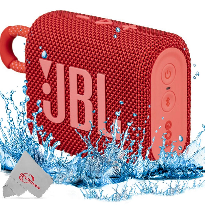 JBL GO 3, Parlante Inalámbrico BT Portátil a prueba de agua Rojo - JBLGO3REDAM