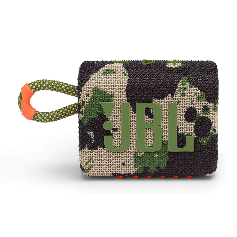 JBL GO 3, Parlante Inalámbrico BT PORTATIL a prueba de agua Camuflaje Militar - JBLGO3SQUADAM
