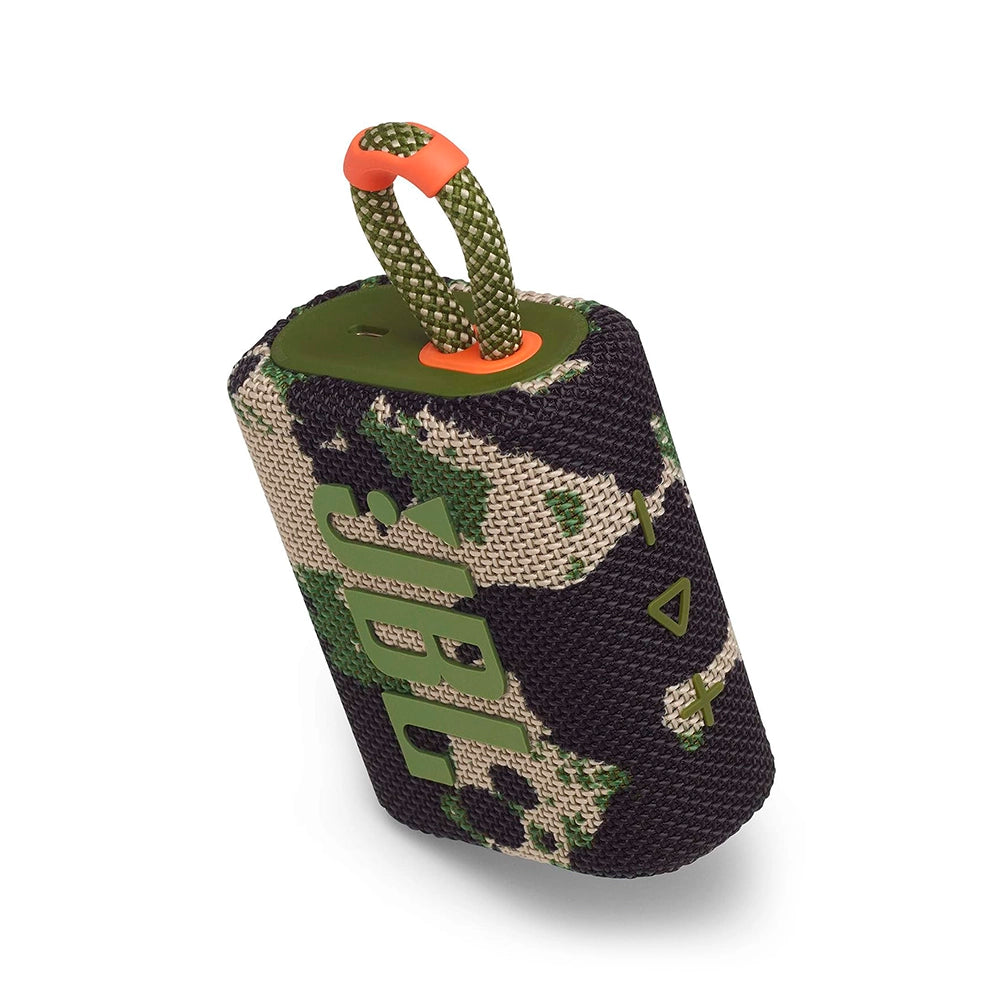 JBL GO 3, Parlante Inalámbrico BT PORTATIL a prueba de agua Camuflaje Militar - JBLGO3SQUADAM