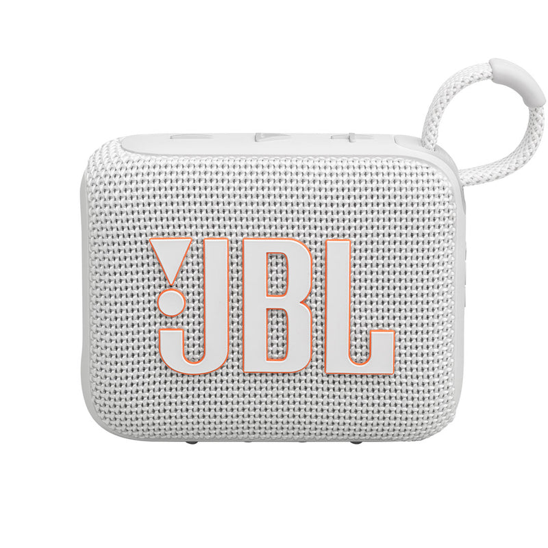 JBL GO 4 Parlante Portátil Bluetooth, 4.2W de Potencia, Reproducción 7 Horas, Resistente al Agua y al Polvo IP67, Blanco (JBLGO4WHTAM)