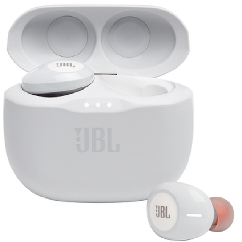 JBL TUNE 125TWS, Audífonos de Botón Inalámbrico Wireless Blanco - JBLT125TWSWHTAM