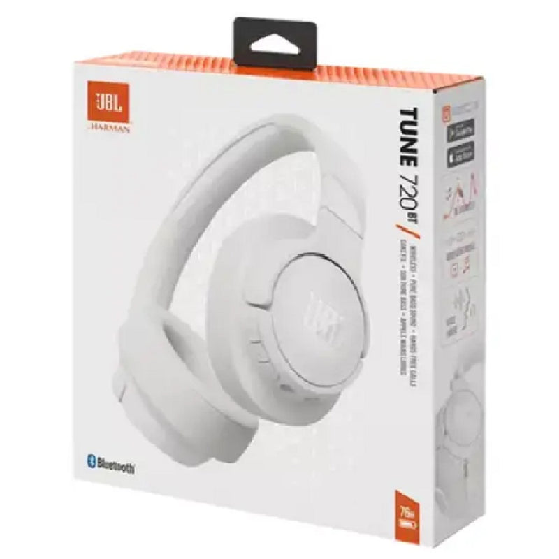 JBL TUNE 520, Audífonos Inalámbricos BT Blanco - JBLT520BTWHTAM