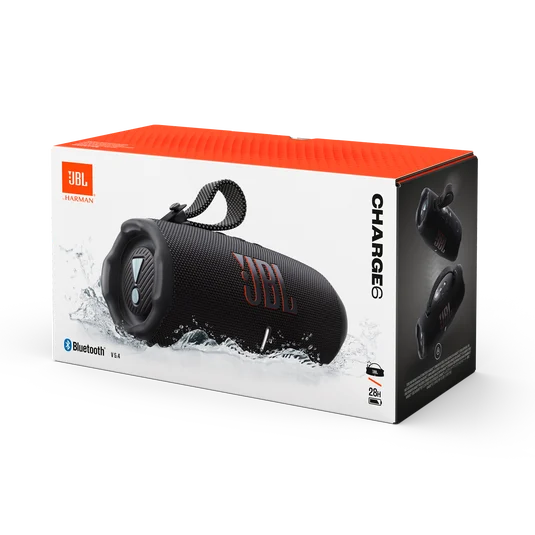 JBL JBLCHARGE6BLKAM Parlante Bluetooth 5.4 IP68 Negro