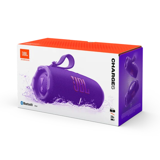 JBL JBLCHARGE6PURAM Parlante Bluetooth 5.4 IP68 Morado